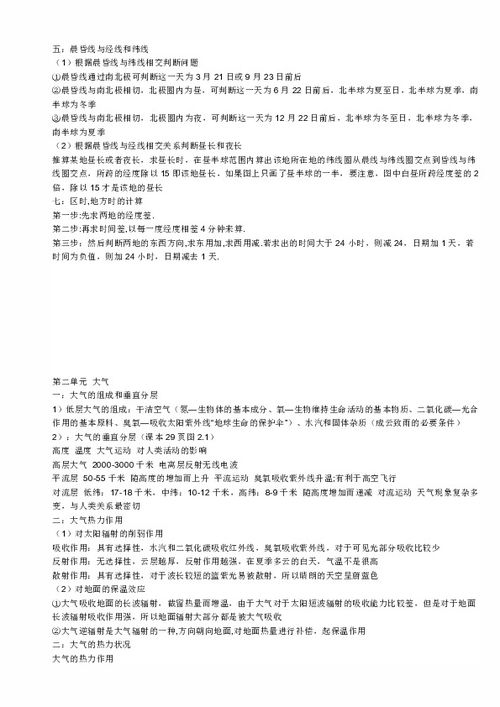 如何高效掌握人教版高一地理必修二精华知识点？全面总结在此！