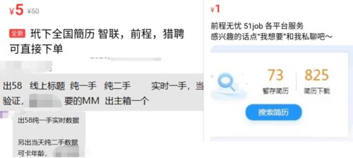 400元买假照，智联招聘账号售价几何？在线招聘黑产惊人内幕！