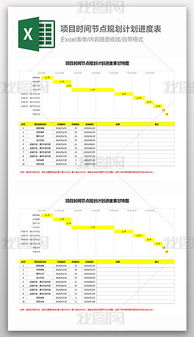 如何制作与下载项目进度网格图模板，以及设计网络图的方法是什么？
