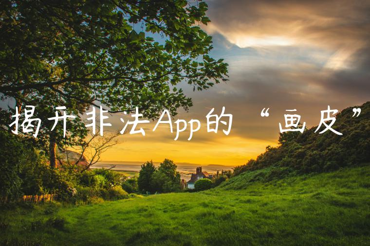 揭开非法App的“画皮”