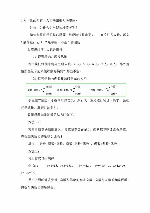 二年级数学中奇数和偶数的区分，偶数具体包含哪些数字你知道吗？